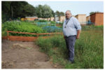 CR0002538  Silverburn park Leven. Silverburn Allotment Officer Peter Duncan.from Fife Council at Plot 4 Where Miltary Ordnance was Discovered and was Later Made safe by a Controlled explosion "Quoted by Peter Duncan" 13 July 18.